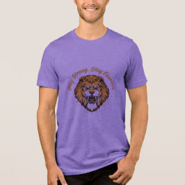 Blijf Sterk. Blijf Onbevreesd. Inspiratie LT-Shirt Tri-Blend Shirt