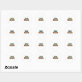 Blijf sterk - Bold & Vibrant Motivation Sticker (Vel)