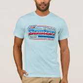 Blijf sterk Boston Massachusetts Sports T-shirt (Voorkant)