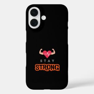 Blijf sterk iPhone 16 hoesje