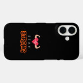 Blijf sterk Case-Mate iPhone case (Achterkant (horizontaal))