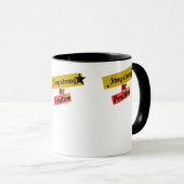 Blijf sterk Coffec mok (Voorkant rechts)