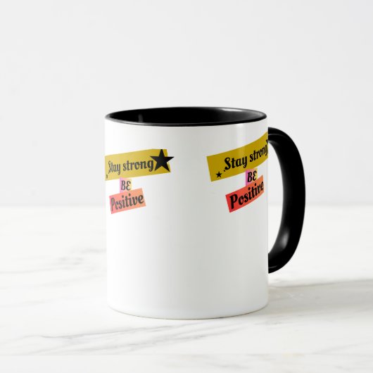 Blijf sterk Coffec mok (Voorkant rechts)