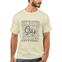 Blijf sterk en geloof in jezelf