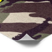 Blijf sterk en soldaat aan poster (Hoek)