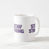 Blijf sterk en veerkrachtig koffiemok (Voorkant rechts)
