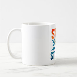 Blijf sterk -  Fist Power Motivatie Desi Koffiemok