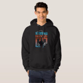Blijf Sterk Geef Nooit Op Heren Hoodie (Voorkant volledig)