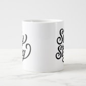 Blijf sterk grote koffiekop (Voorkant)