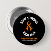 BLIJF STERK KICK...RSD RONDE BUTTON 7,6 CM (Voorkant /achterkant)