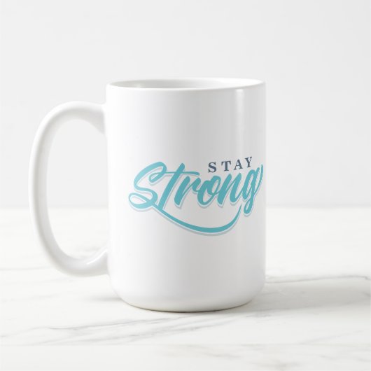 Blijf sterk koffiemok (Links)