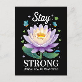 Blijf Sterk – Mental Health Awareness Wellness Sup Briefkaart