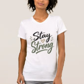Blijf Sterk Persoonlijk Ondersteuningsshirt | T-shirt (Voorkant)