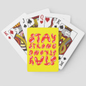 Blijf Sterk Pokerkaarten (Achterkant)