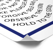 Blijf sterk Poster (Hoek)