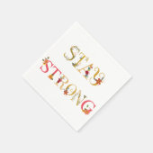 Blijf sterk servet (Hoek)