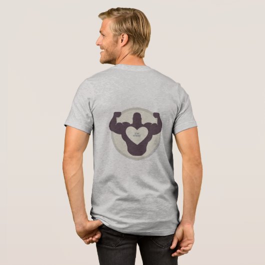 Blijf sterk silhouet T-shirt (Voorkant)