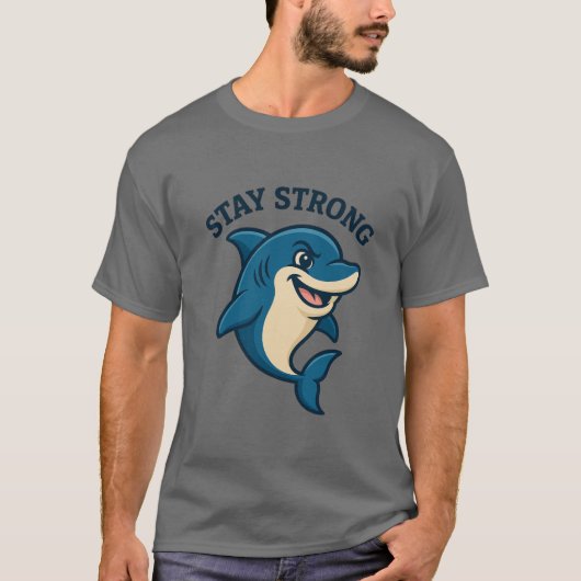 Blijf Sterk Spetter T-shirt (Voorkant)