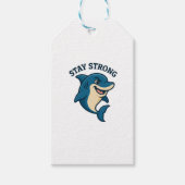 Blijf Sterk Spetter T-Shirt Cadeaulabel (Voorkant)