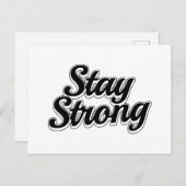 Blijf Sterk Sport Briefkaart (Voorkant / Achterkant)