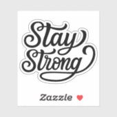 Blijf sterk sticker (Vel)