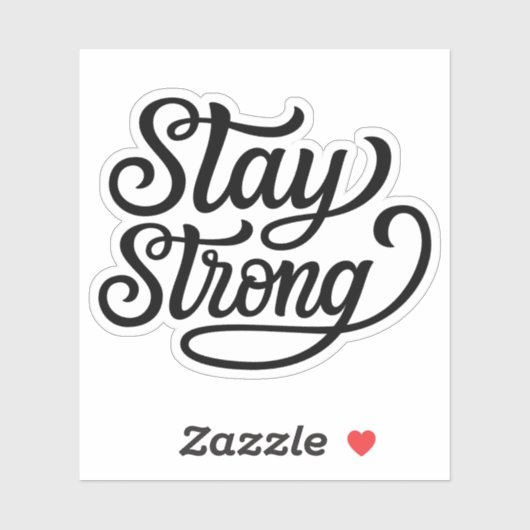 Blijf sterk sticker (Vel)