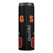 Blijf sterk vasthouden aan God vertrouwen Thermosbeker (Achterkant)