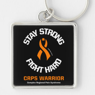 Blijf sterk, vecht hard...CRPS Sleutelhanger