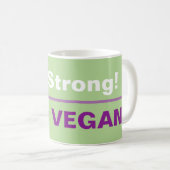 Blijf sterk Vegan Koffiemok (Voorkant rechts)