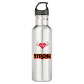 Blijf sterk waterfles  (Voorkant)