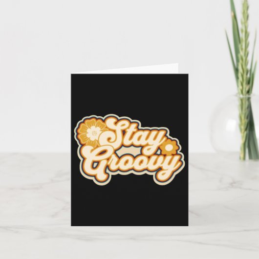 Blijf Sticker van Groovy Kaart (Voorkant)