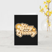 Blijf Sticker van Groovy Kaart (Gele Bloem)