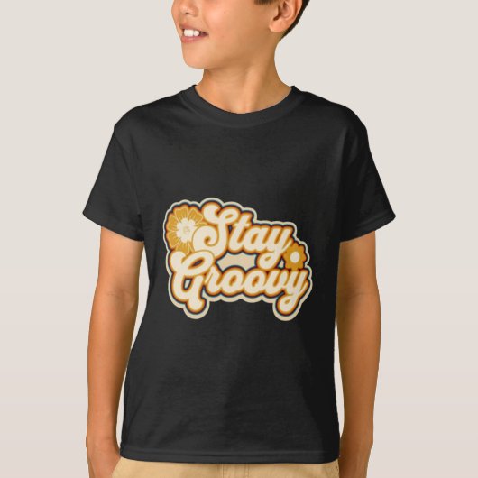 Blijf Sticker van Groovy T-shirt (Voorkant)