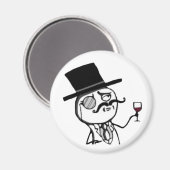 Blijf stijlvol internet meme gezicht koelkast magn magneet (Voorkant / Achterkant)