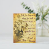 Blijf strak in de knop briefkaart (Staand voorkant)