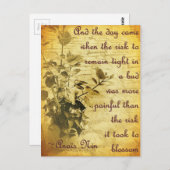 Blijf strak in de knop briefkaart (Voorkant / Achterkant)