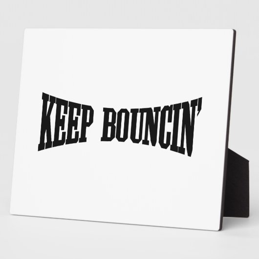 Blijf stuiteren fotoplaat (Zijkant)