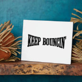 Blijf stuiteren fotoplaat (Zijkant)