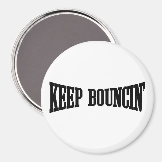 Blijf stuiteren magneet (Voorkant / Achterkant)