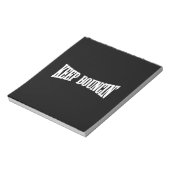 Blijf stuiteren notitieblok (Linkerzijde)