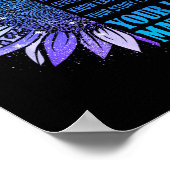 Blijf Suicide Prevention Awareness Positieve Motiv Poster (Hoek)