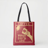 Blijf te laat tote bag (Voorkant)