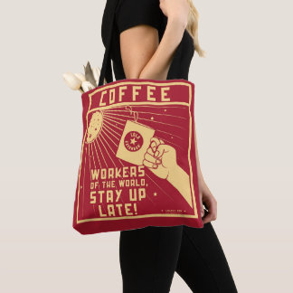 Blijf te laat tote bag