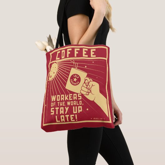 Blijf te laat tote bag (Dichtbij)