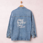 Blijf Teder, Blijf Eerlijk Denim Jacket (Hangar)