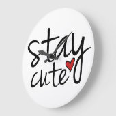 Blijf tegen de muur grote klok (Hoek)