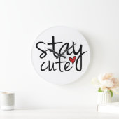 Blijf tegen de muur grote klok (Huis)