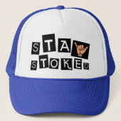 Blijf tegen de trucker Hat. Pet (Voorkant)