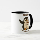 Blijf terug: cafeïne is niet ingetrapt mok (Voorkant rechts)