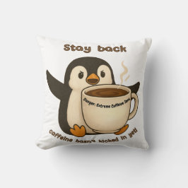 Blijf terug: cafeïne laden kussen